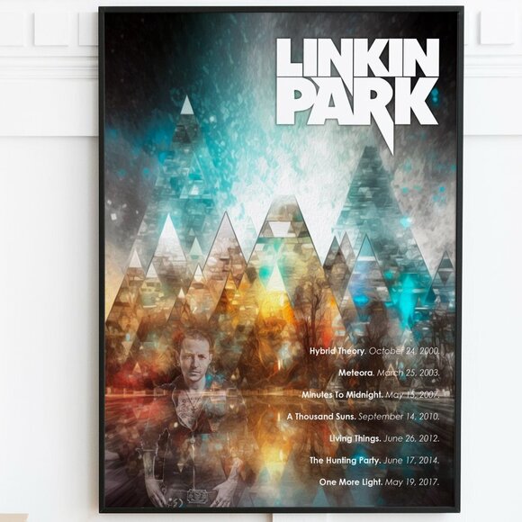 20x30‎ Linkin Park Rock Band Abstract Oil Painting Art Print - Picture 7 of 7